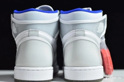 1 WHITE RETRO - BLUE JORDAN HIGH RACER ZOOM 0726